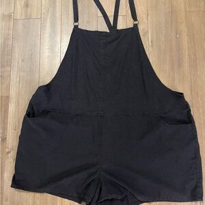 Torrid linen Overall Shorts